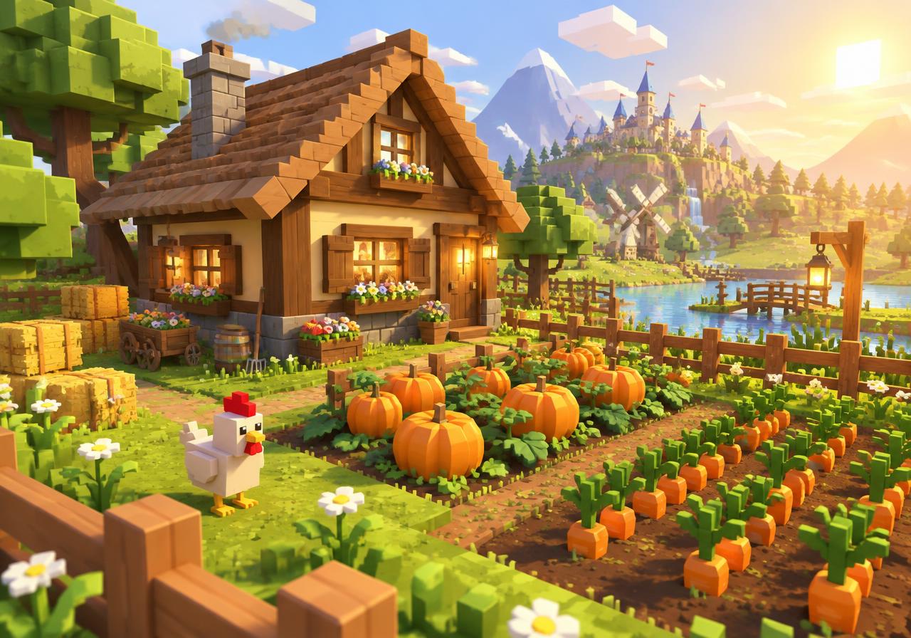 Concept artwork: A patch of land